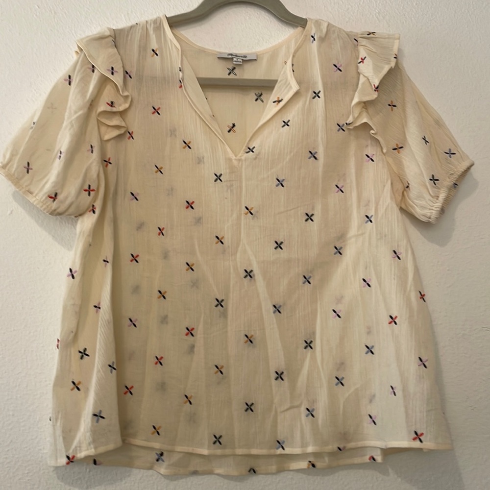 Madewell Crosshatch Blouse
